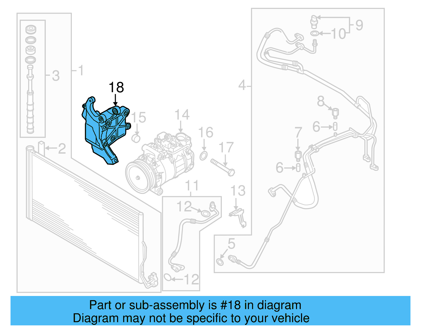Mount Bracket 059-145-169-BL - View 12