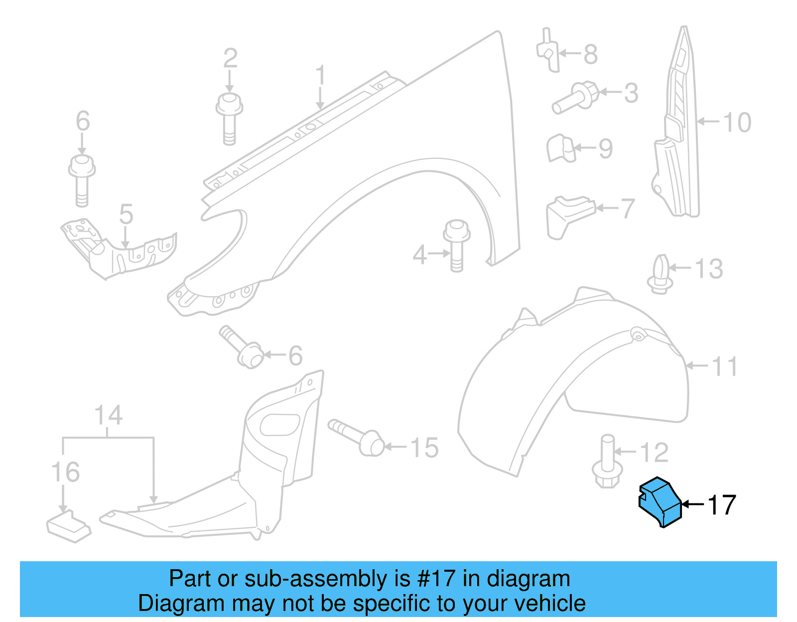 Sound Absorber 3C8-864-237-A - View 12