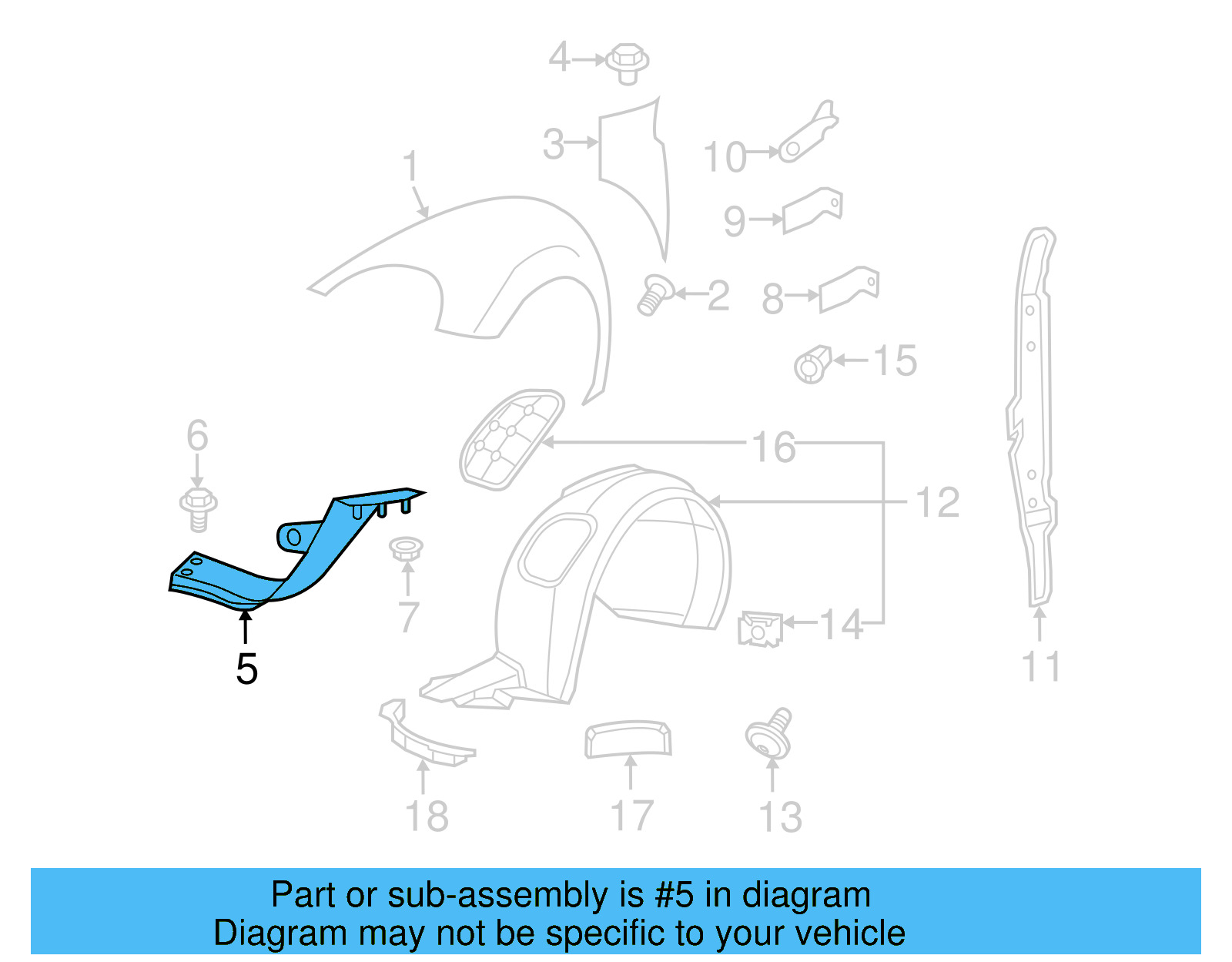 Fender Mtg Bkt 5C5-821-135 - View 3