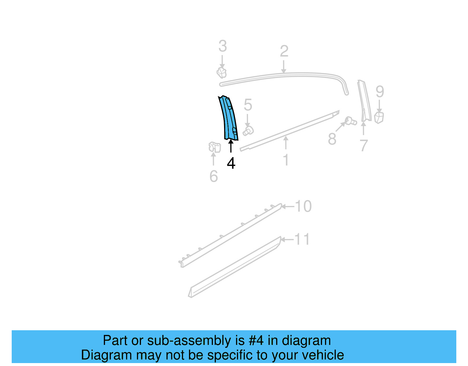 Front Trim 3C0-839-902-B-03C - View 8