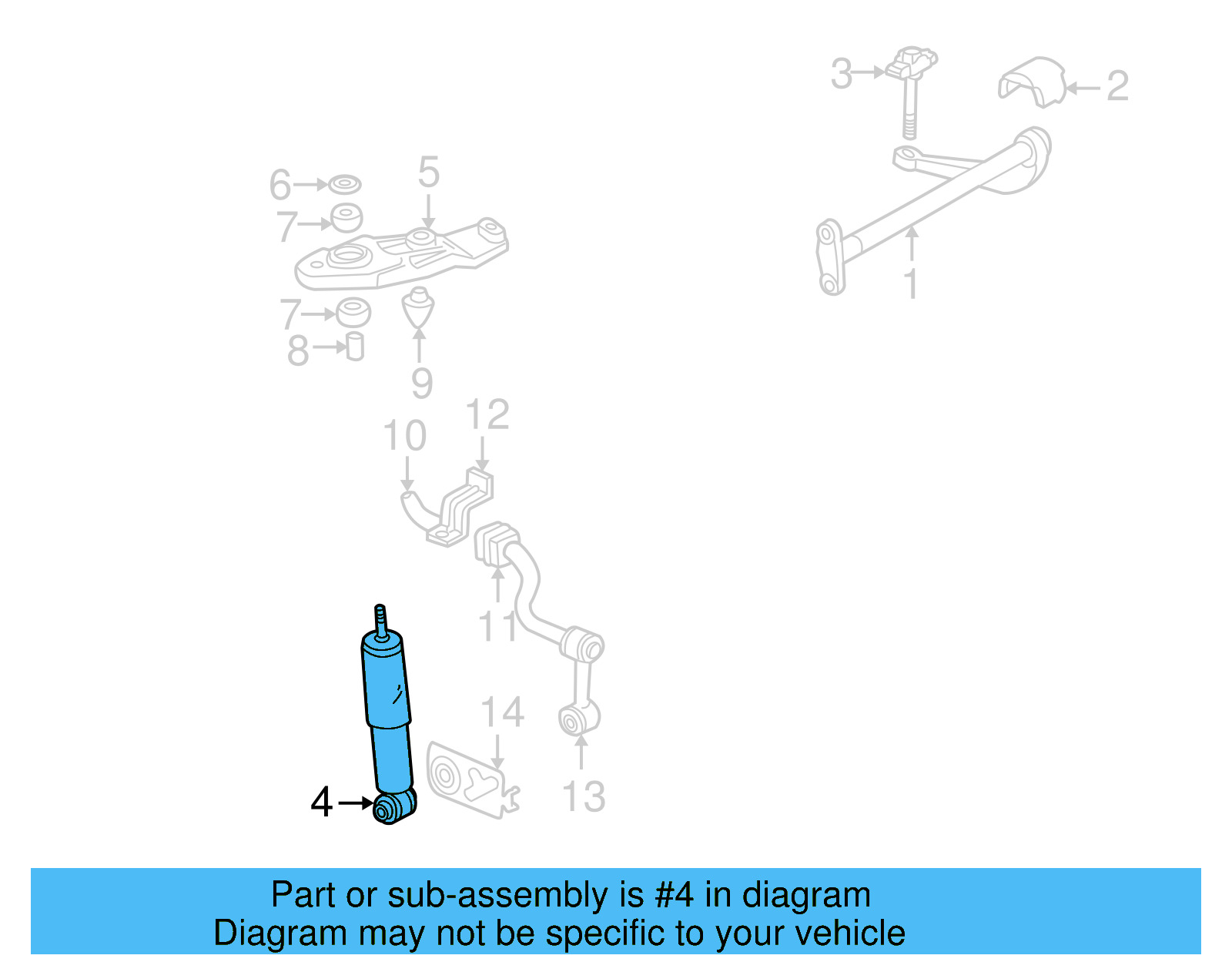 Shock Absorber 7D0-413-031-C - View 4