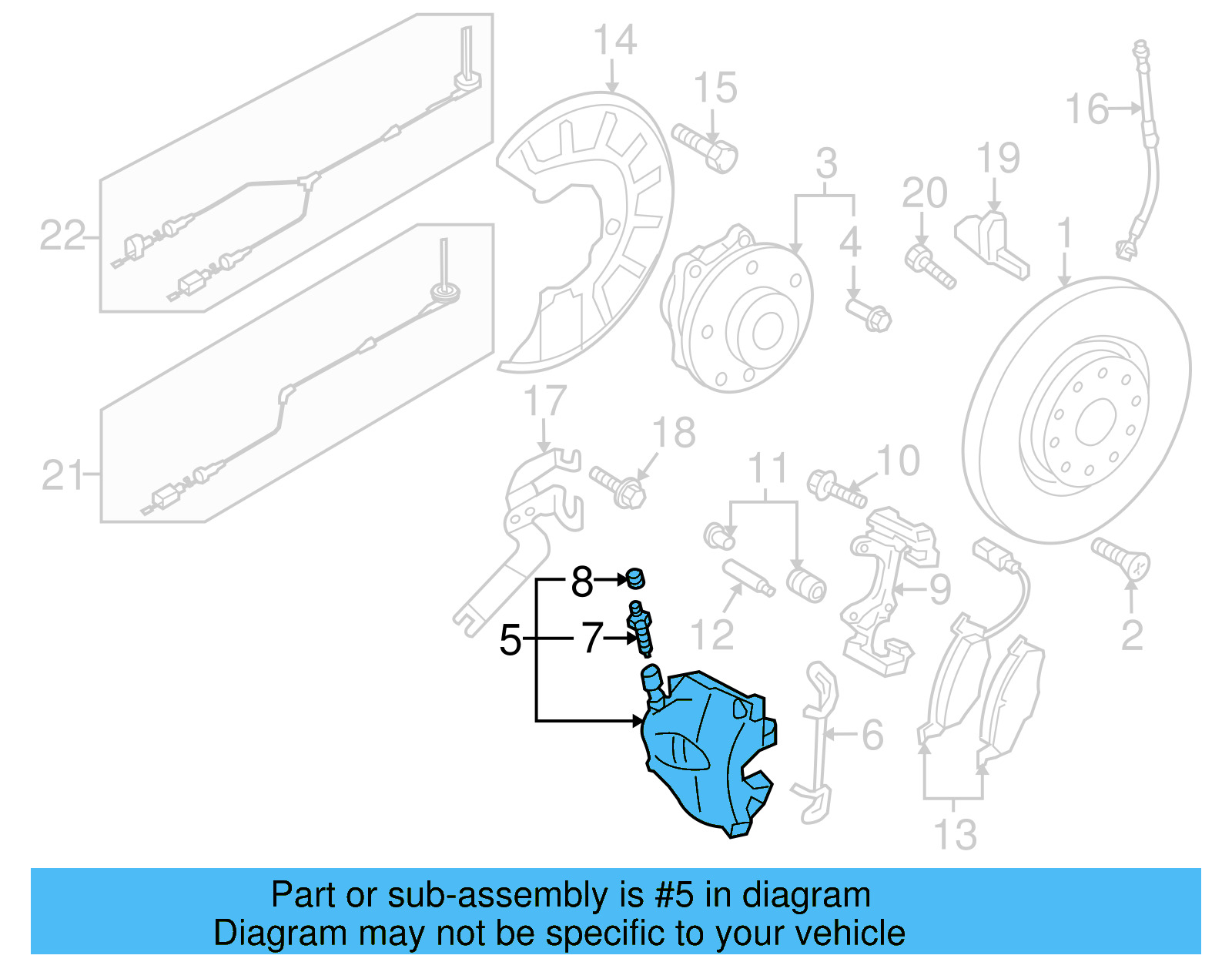 Caliper 5N0-615-123 - View 3