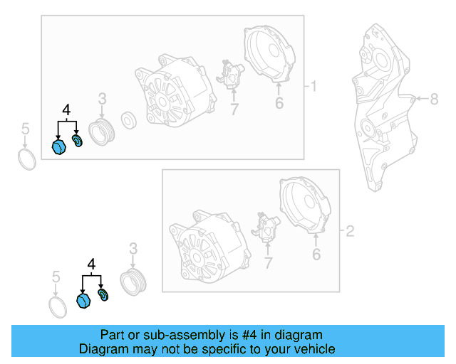 Pulley Hardware Kit 028-903-320-C - View 34