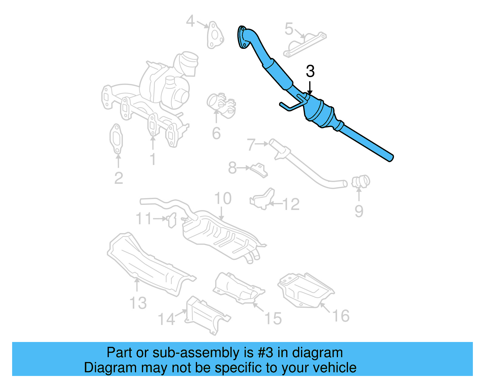 Converter & Pipe 1J0-254-505-JX - View 13