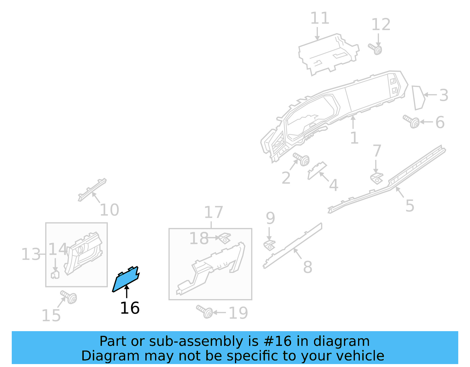 Lower Cover Cover 17B-857-506-A-82V - View 4