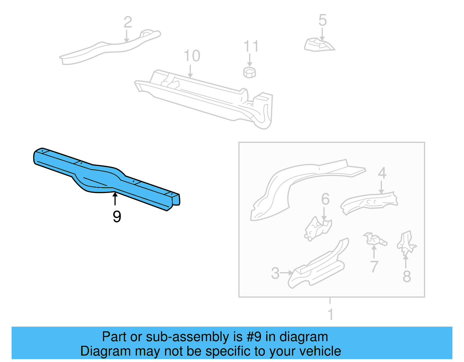 Seat Support Connecting Rod 191-898-335 - View 7