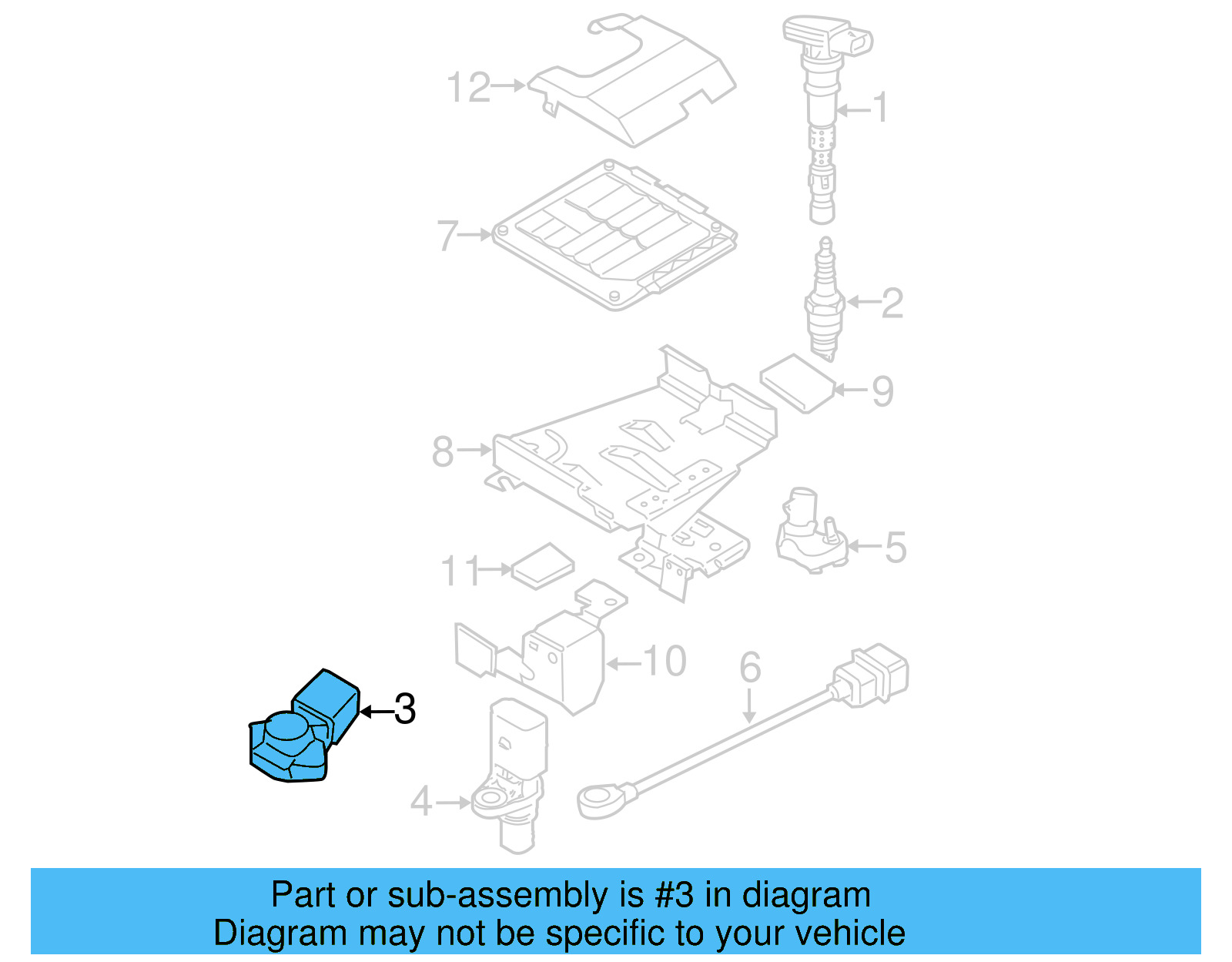 Thrust Sensor 06E-906-051-K - View 8
