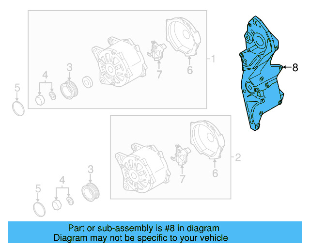 Mount Bracket 03L-903-139-Q - View 8