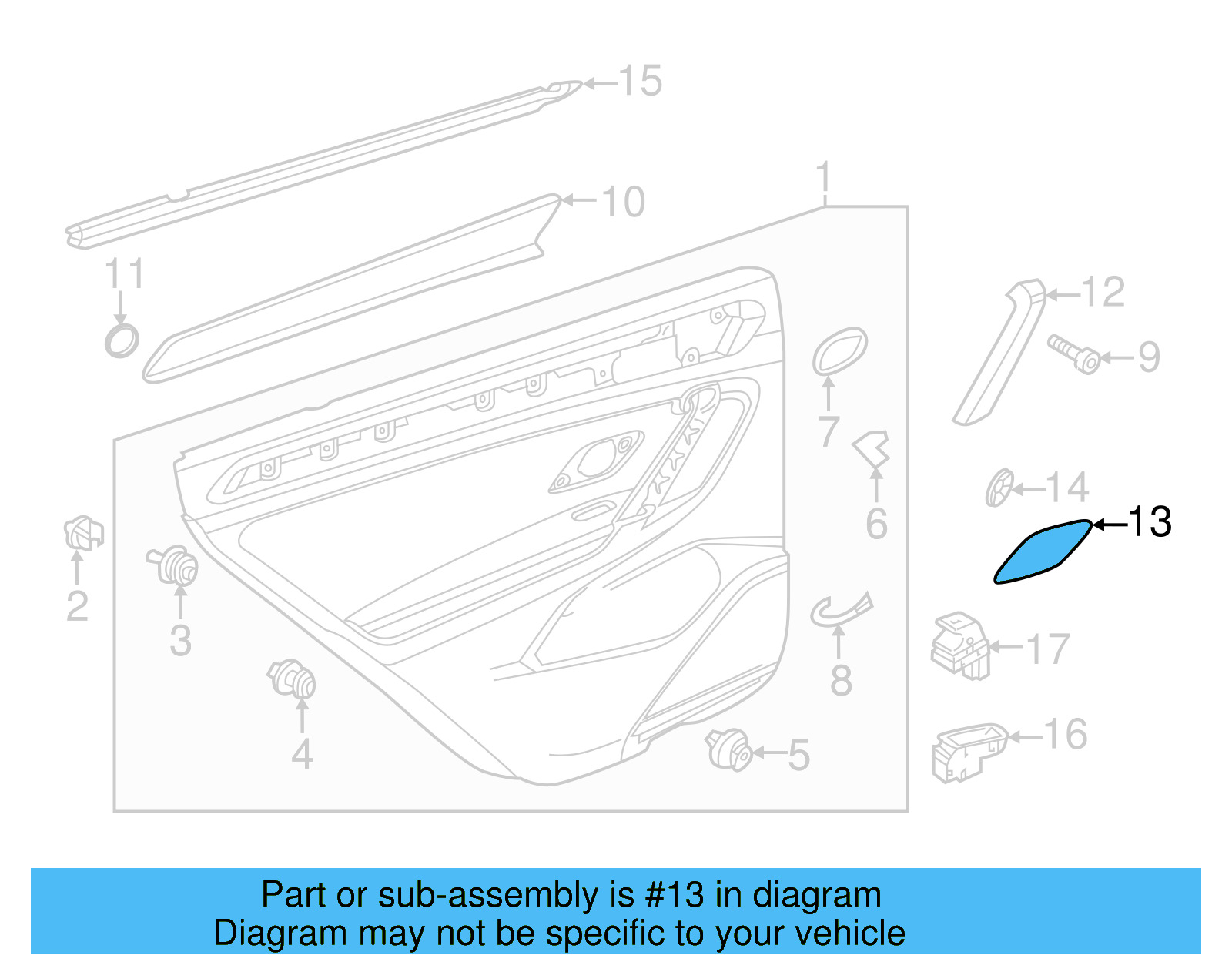 Speaker Grille 5NN-868-159-82V - View 7