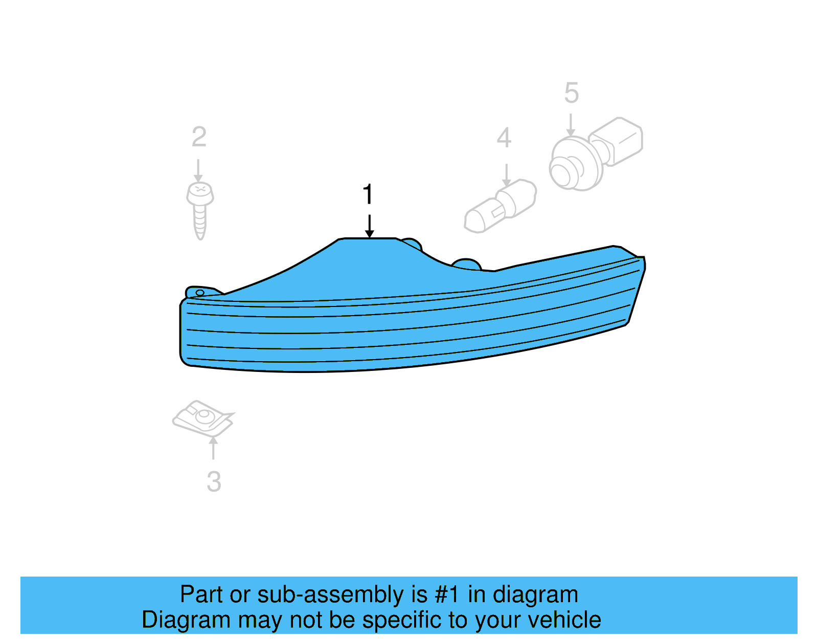 Signal Lamp 3C0-953-042-K - View 10