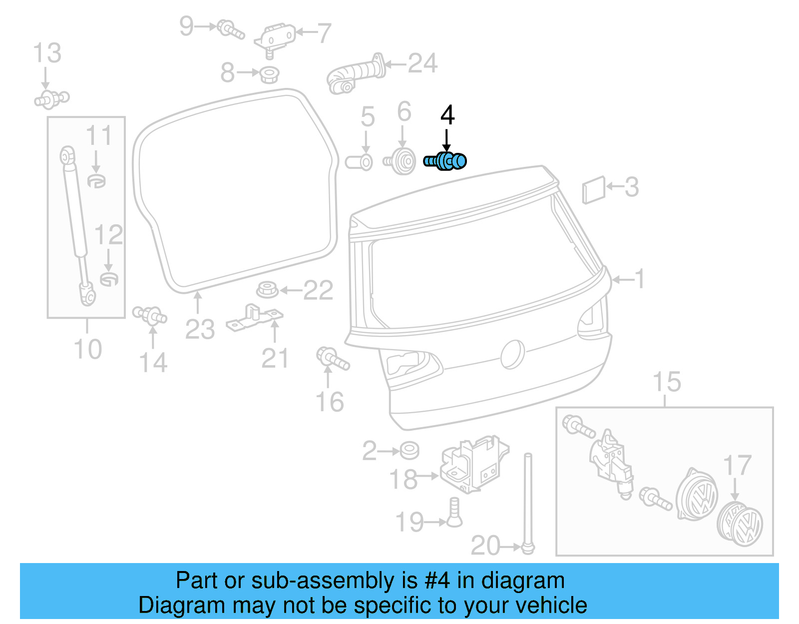 Overslam Bumper 6Q6-827-499-E - View 27