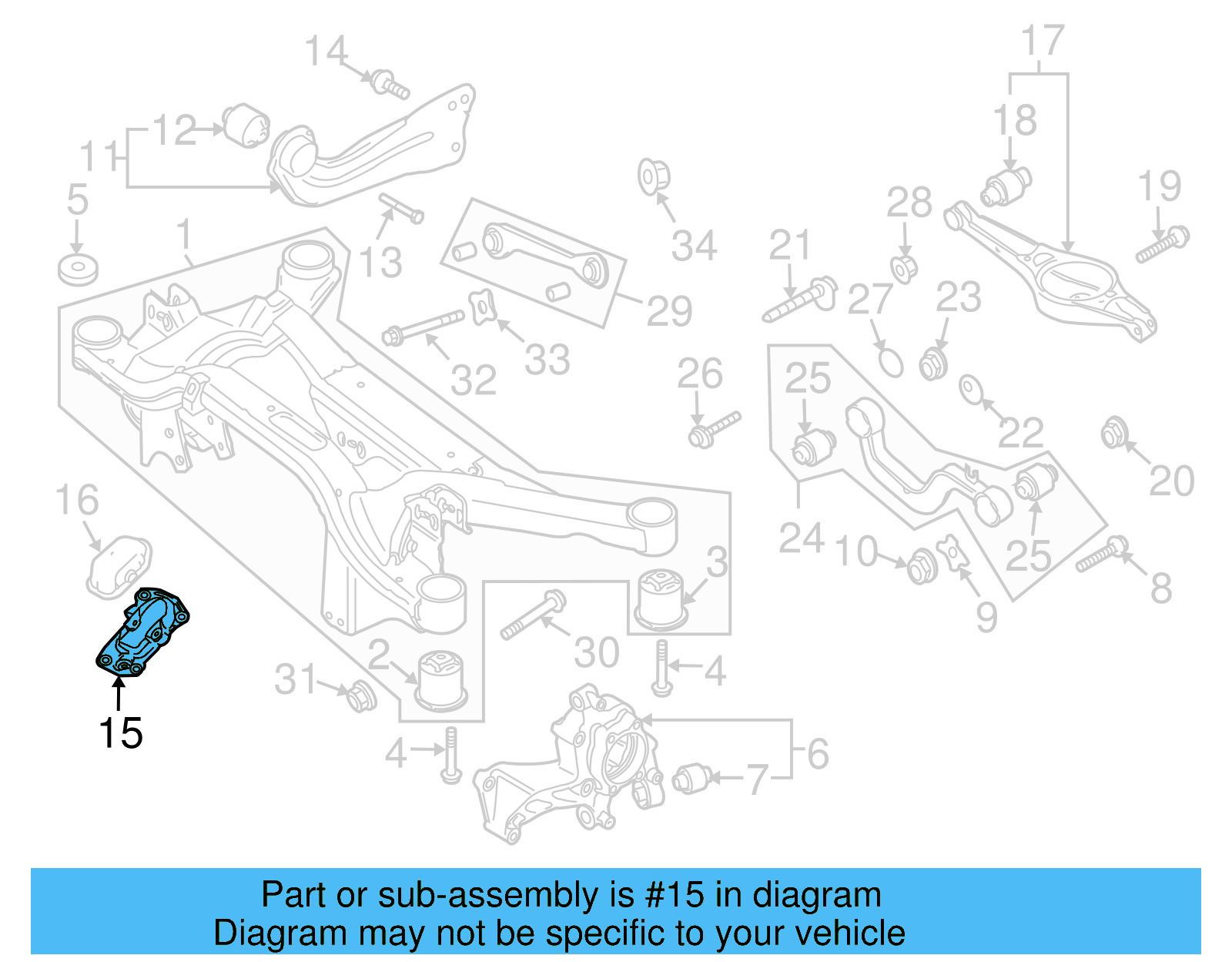 Bracket 3C0-505-129-B - View 17