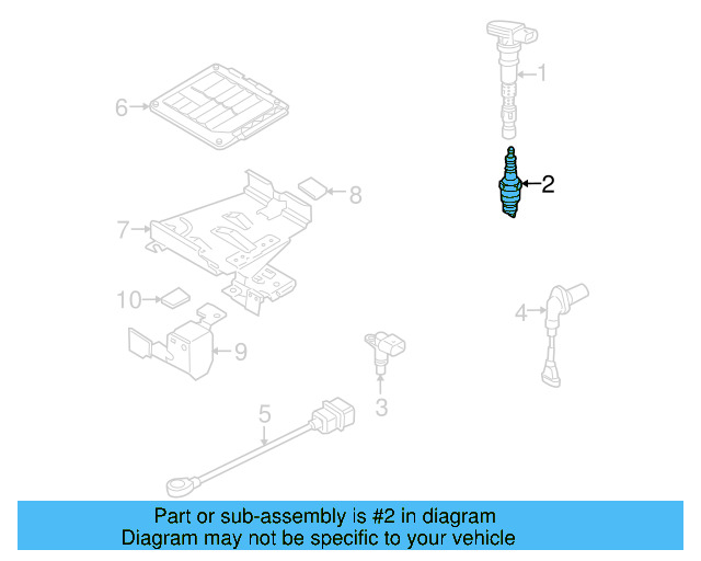 Spark Plug 101-905-606-A - View 11