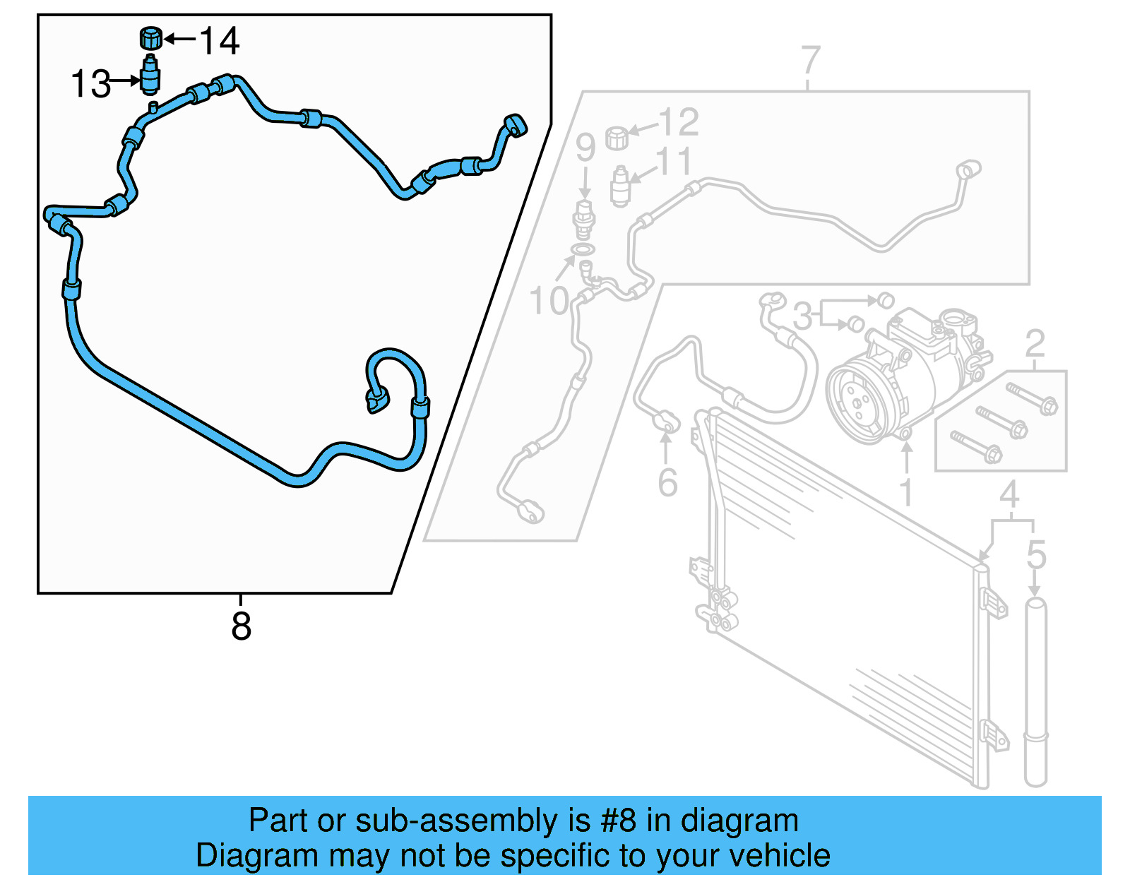 Suction Hose 561-820-743-B - View 2