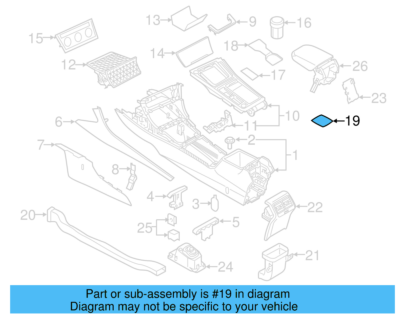 Tray Lining 5GE-863-328-82V - View 2