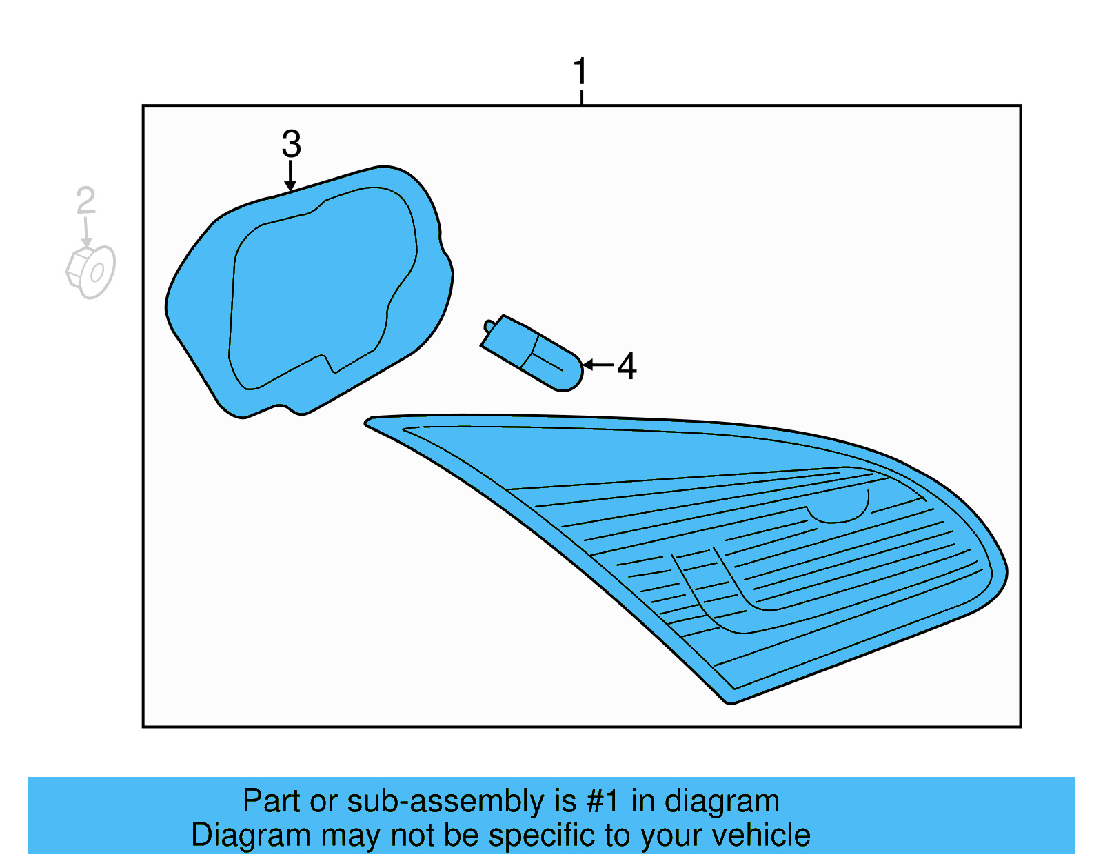 Tail Lamp Assembly 3C8-945-307-AA - View 5