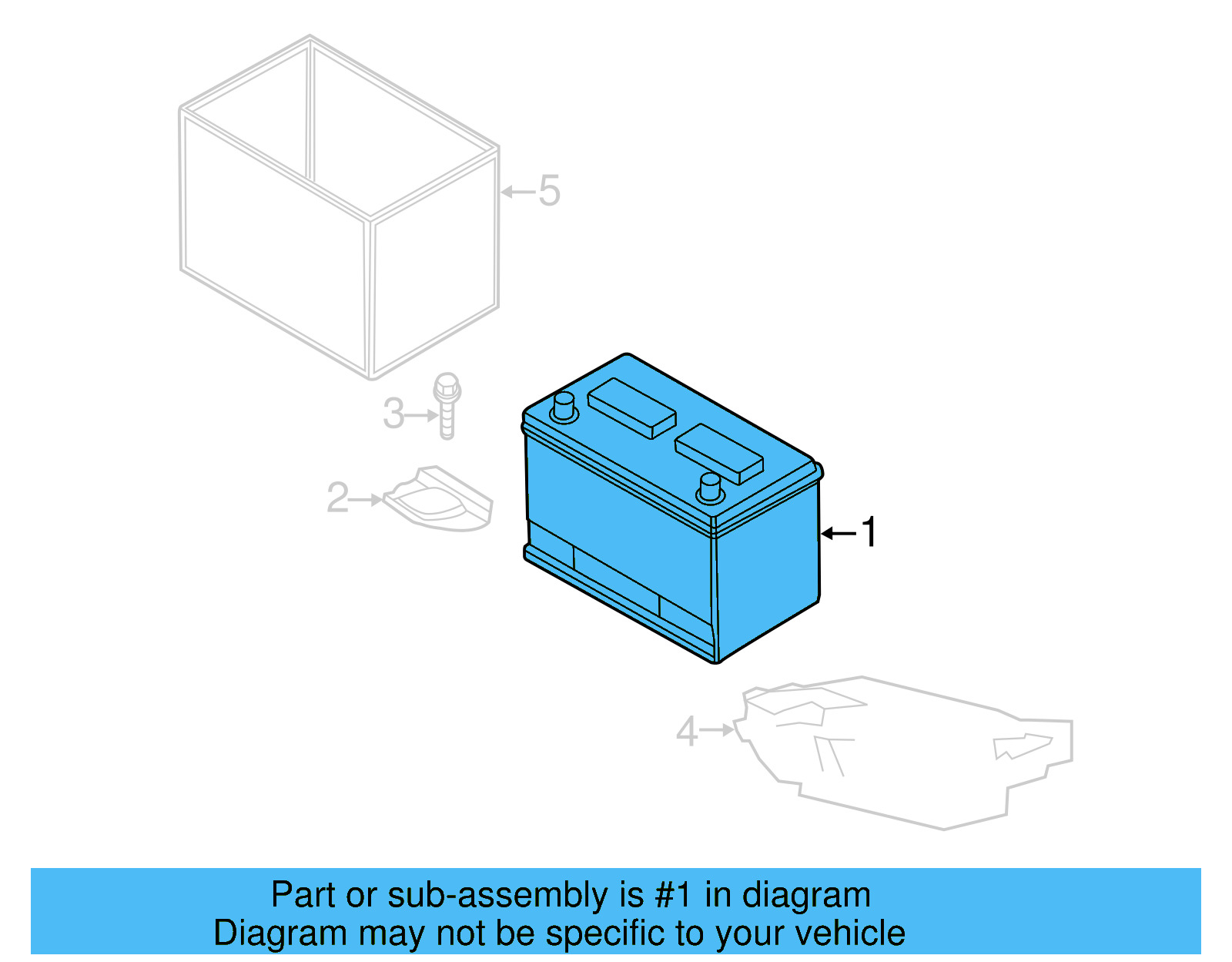Battery 7B0915105A - View 5