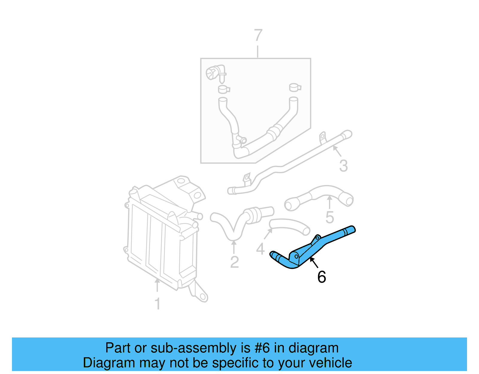 Return Pipe 1J0-121-070-T - View 10