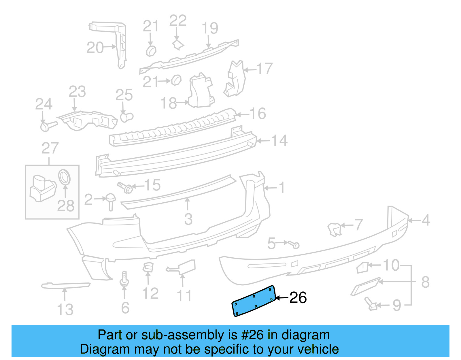 License Bracket 7L6-807-847-C-01C - View 8