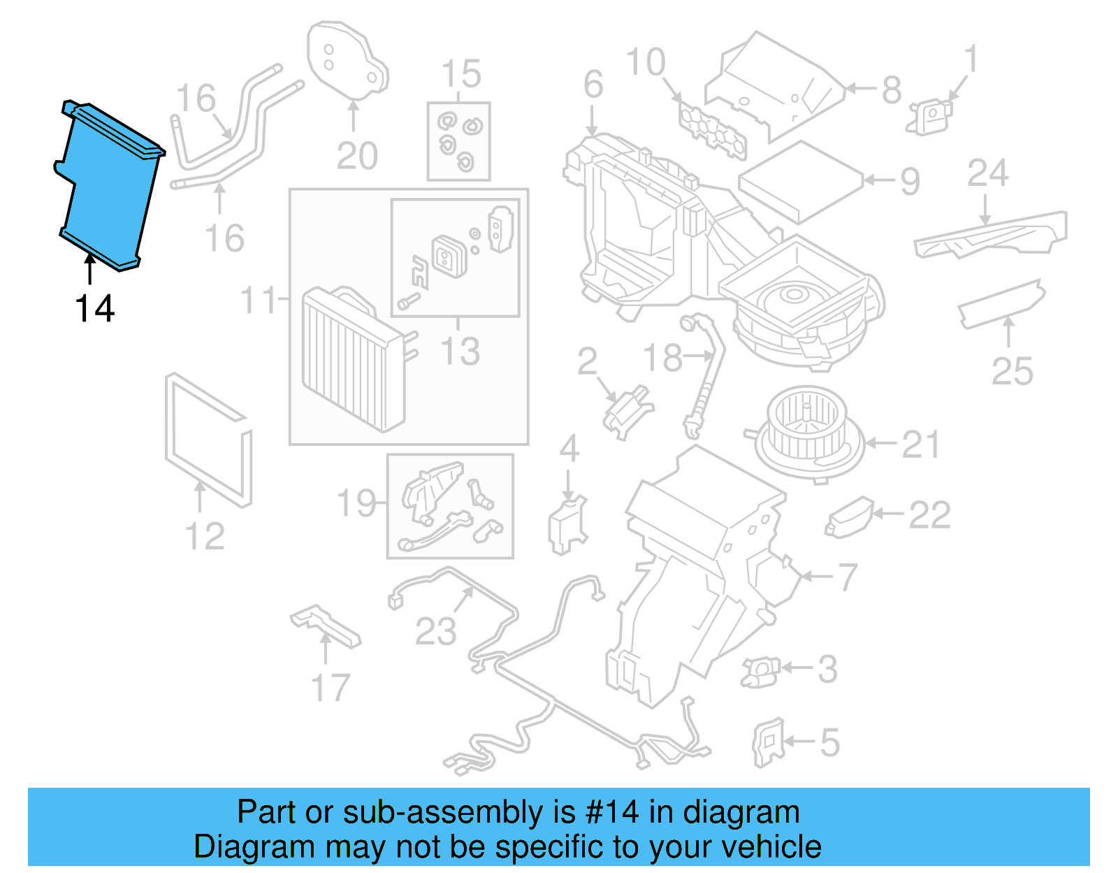 Heater Core 3QF-819-031-A - View 4