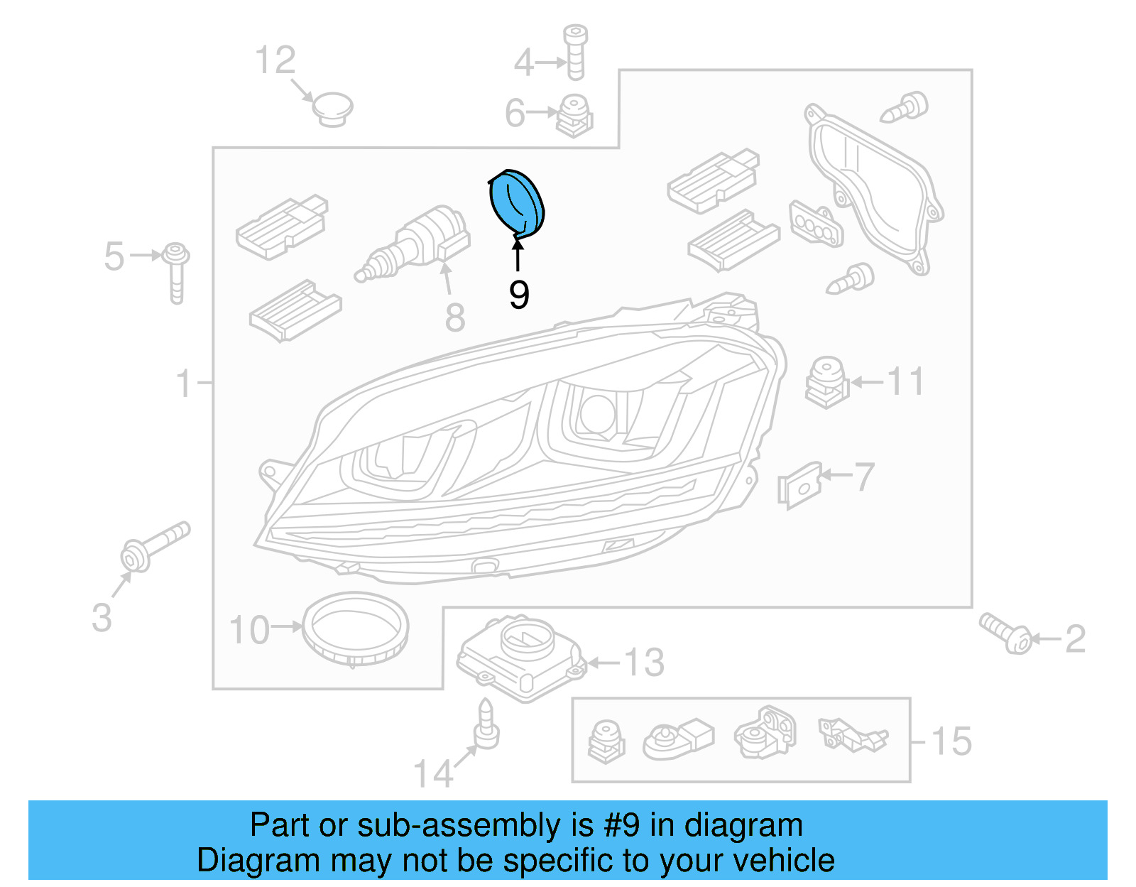 Rear Cap 7L6-941-607-A - View 19