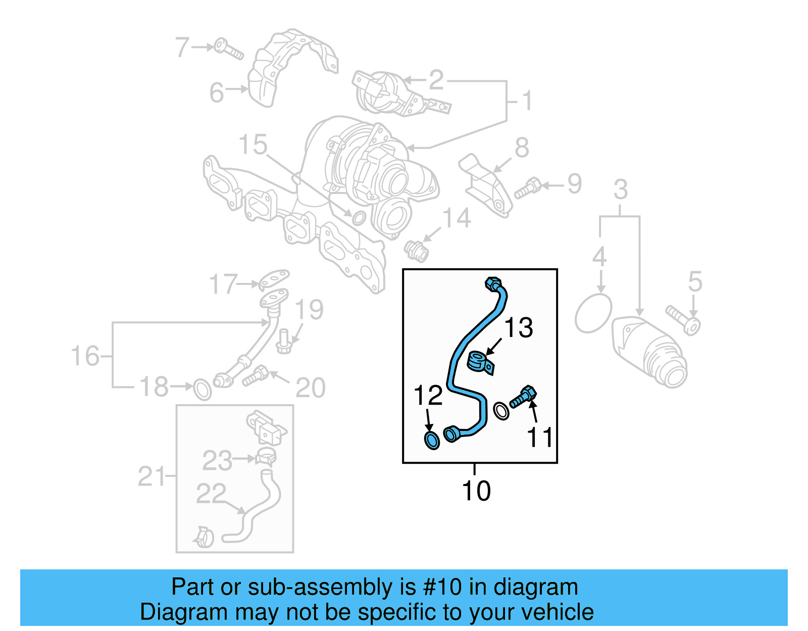 Oil Inlet Line 04L-145-771-H - View 8