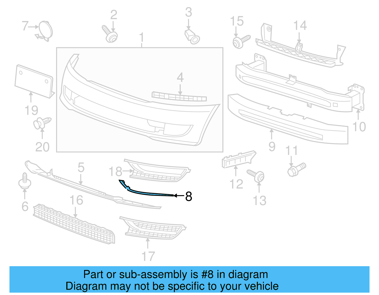 Molding 561-853-101-2ZZ - View 3