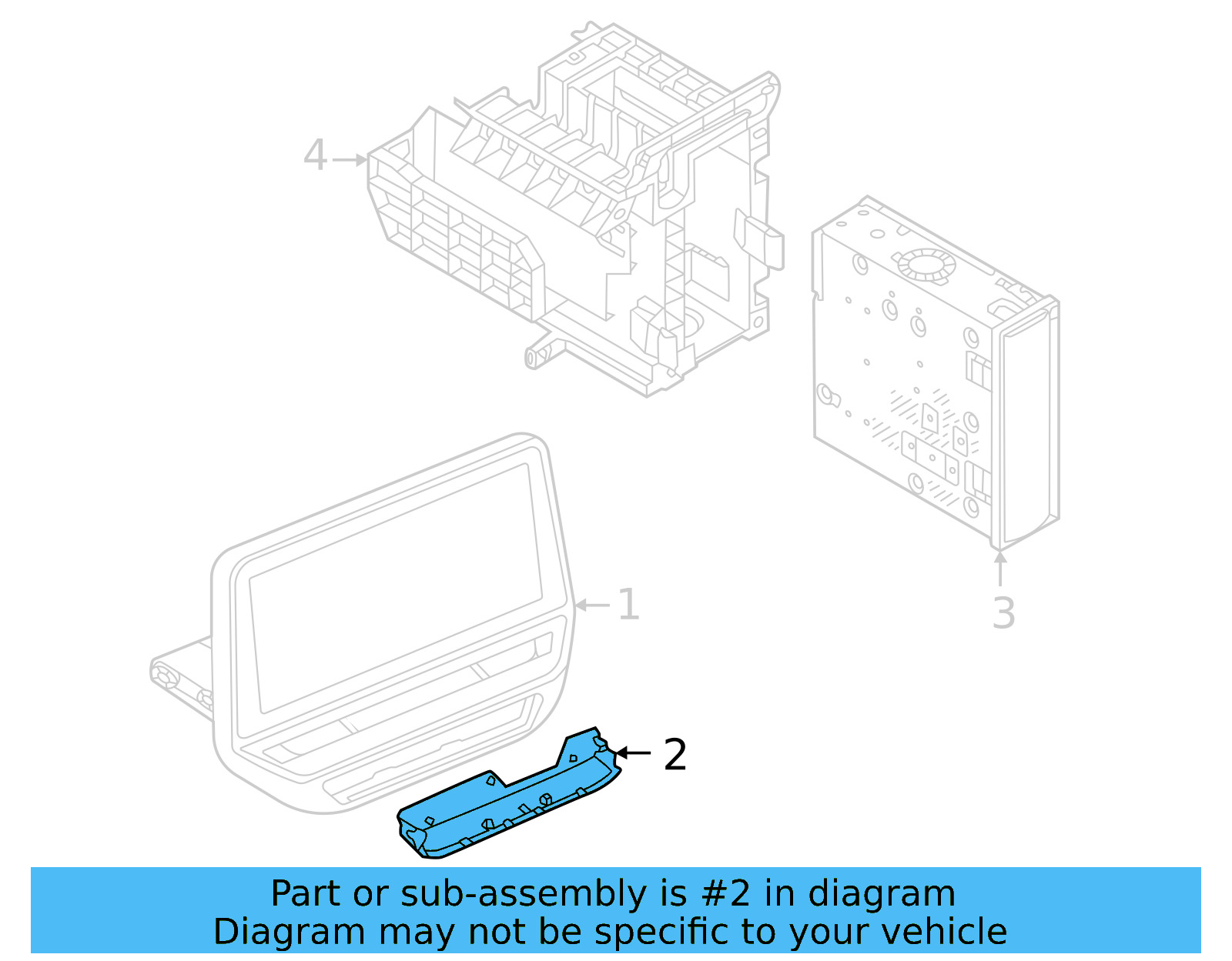 Trim Plate 10A-919-180-A-9B9 - View 2