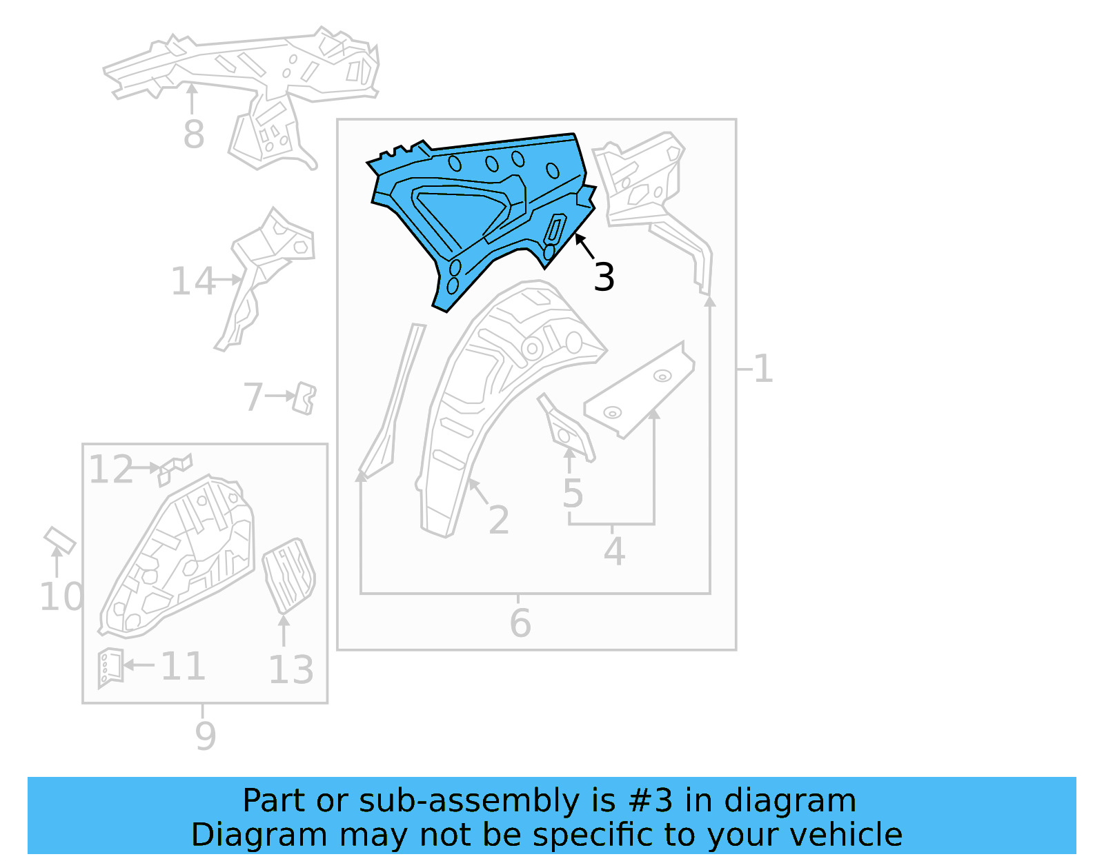 Upper Panel 17A-809-405-A - View 4