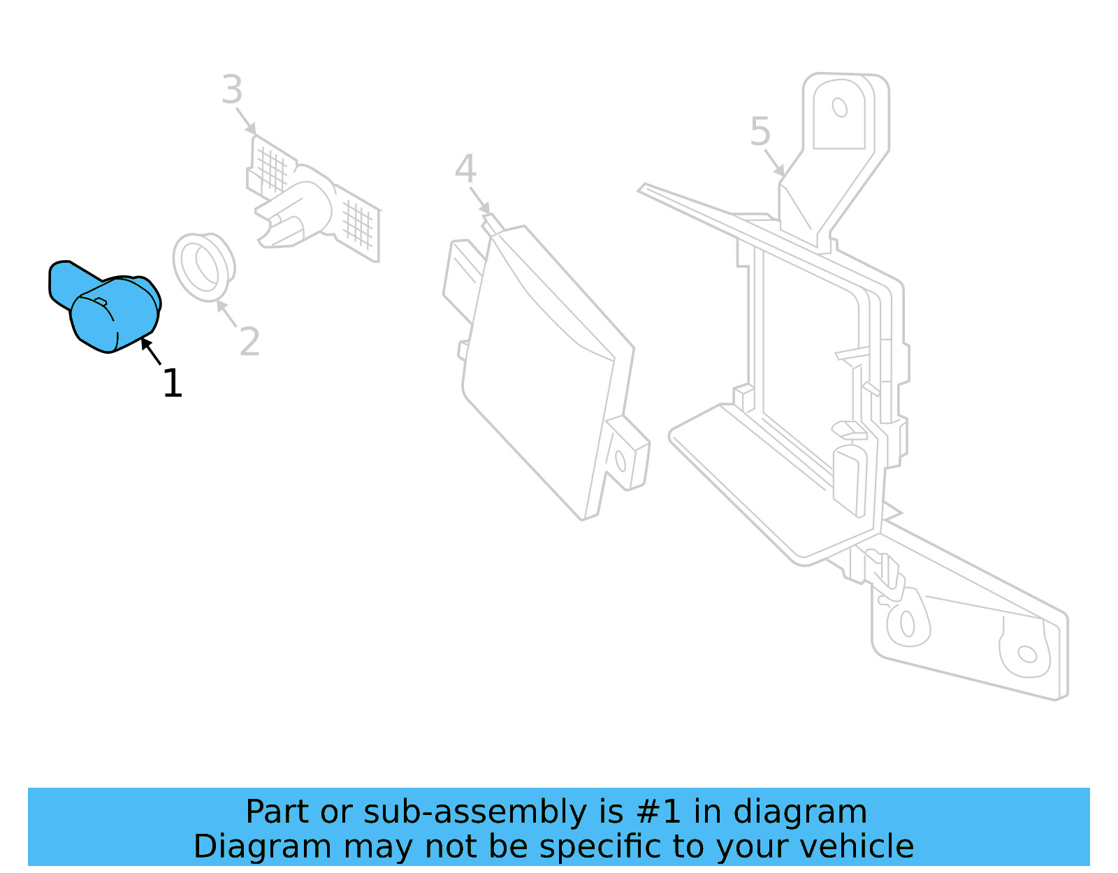 Park Sensor 5Q0-919-275-B-9B9 - View 5