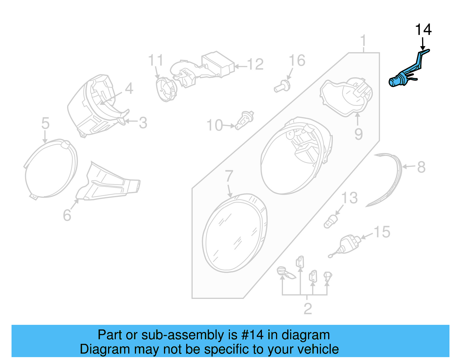 Wire Harness 1C0-941-953 - View 3