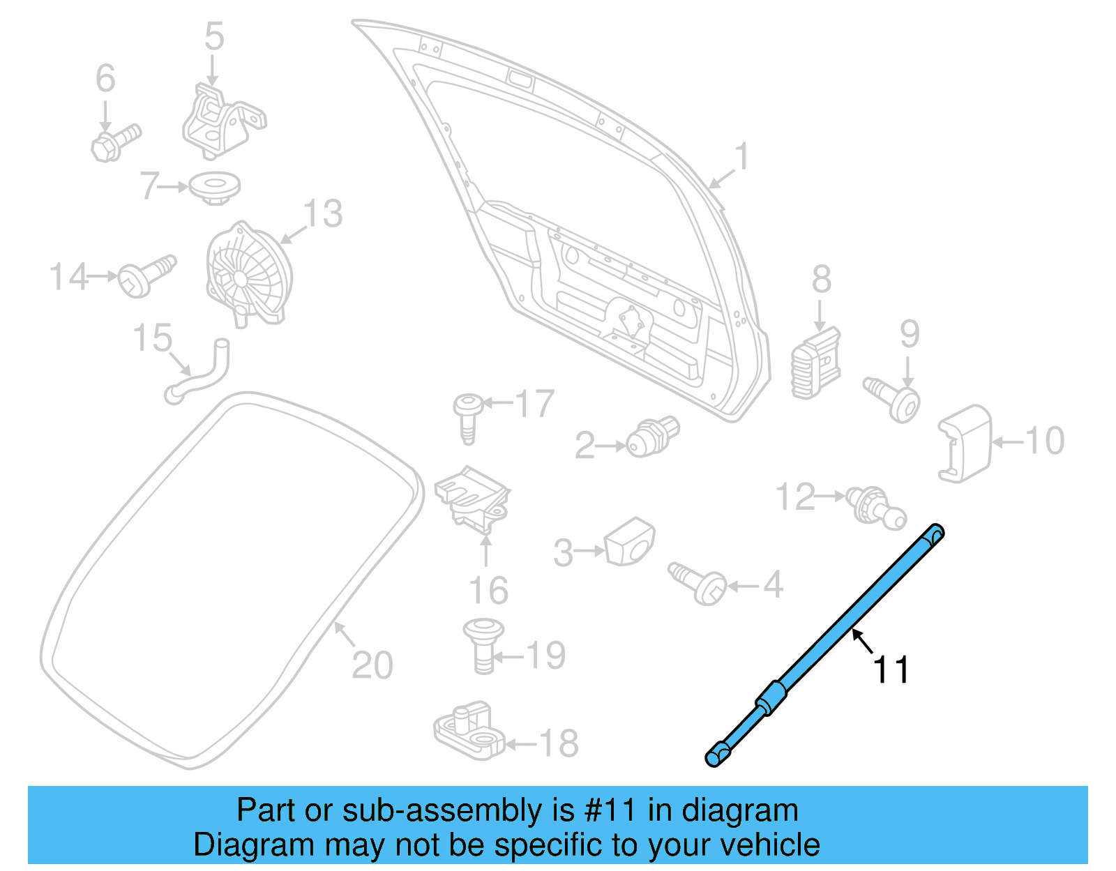 Support Cylinder 5C5-827-550-L - View 4