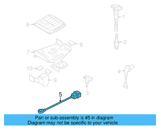 Knock Sensor 030-905-377-D - View 11