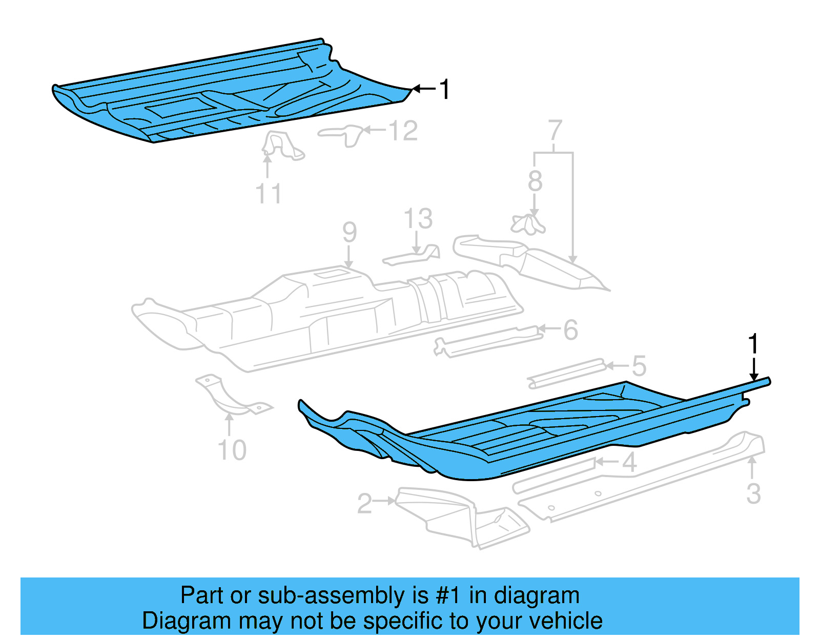 Floor 1H0-803-205-A - View 3