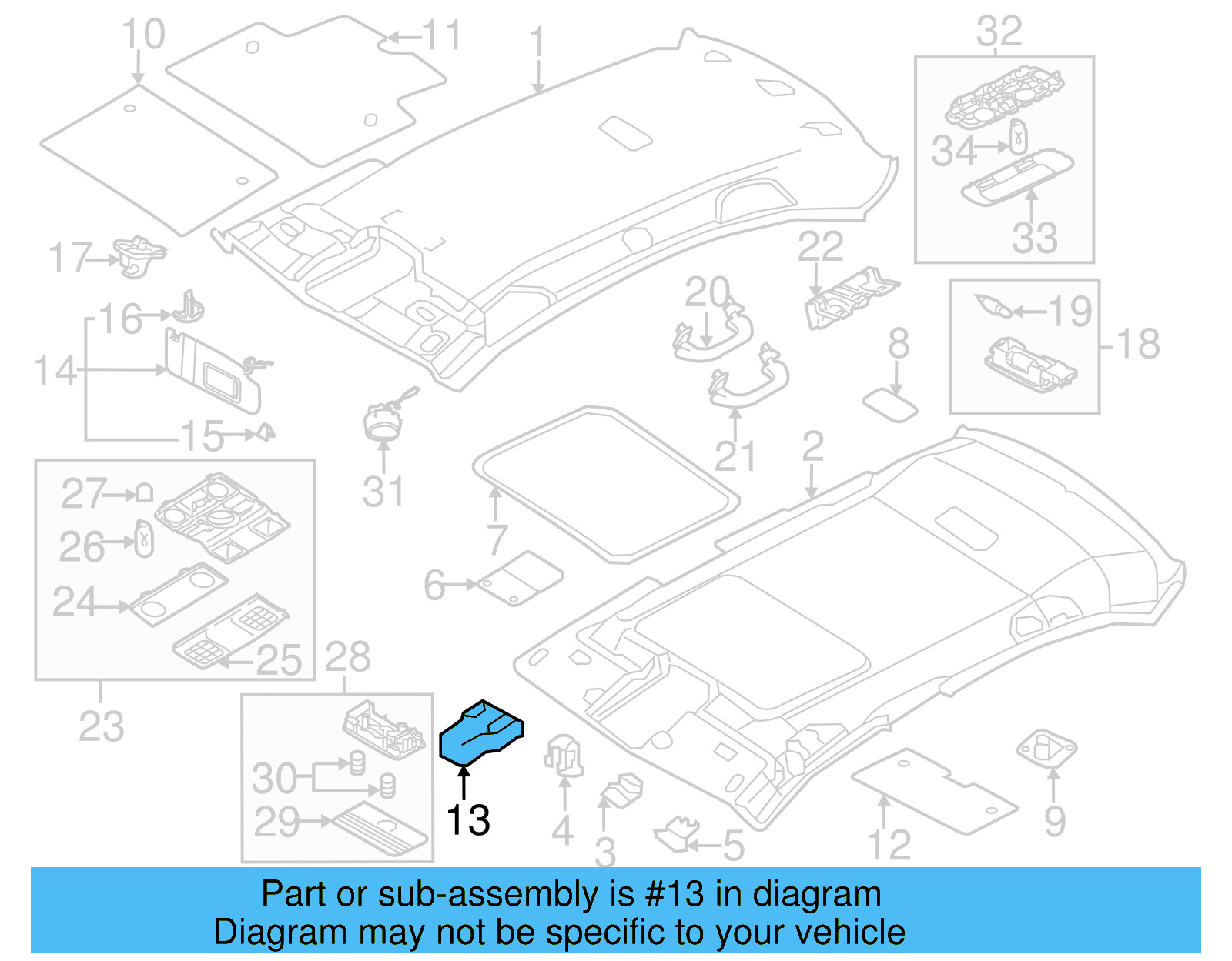 Storage Compartment 5C6-868-837-A-82V - View 5
