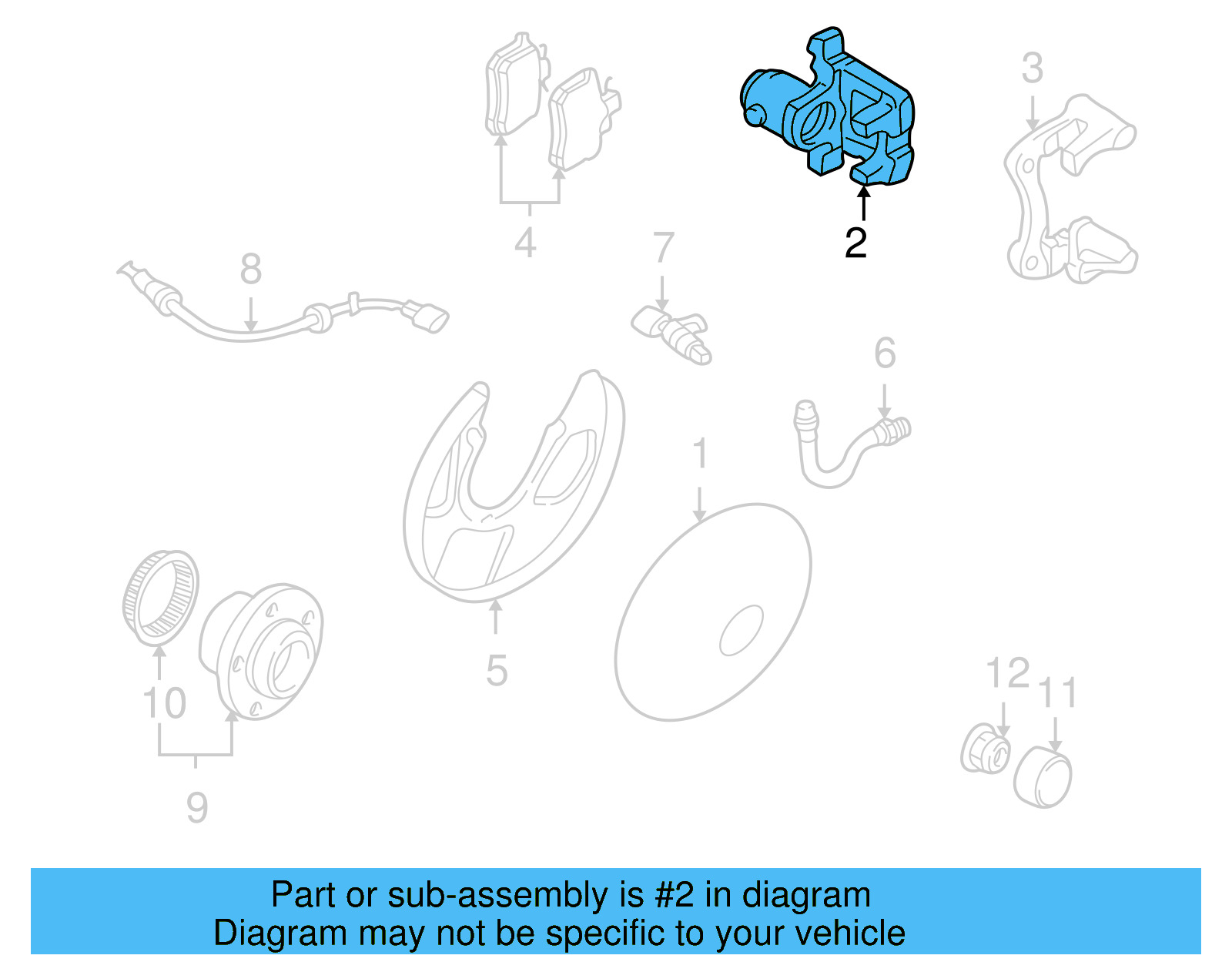 Caliper 1J0-615-424-B - View 6