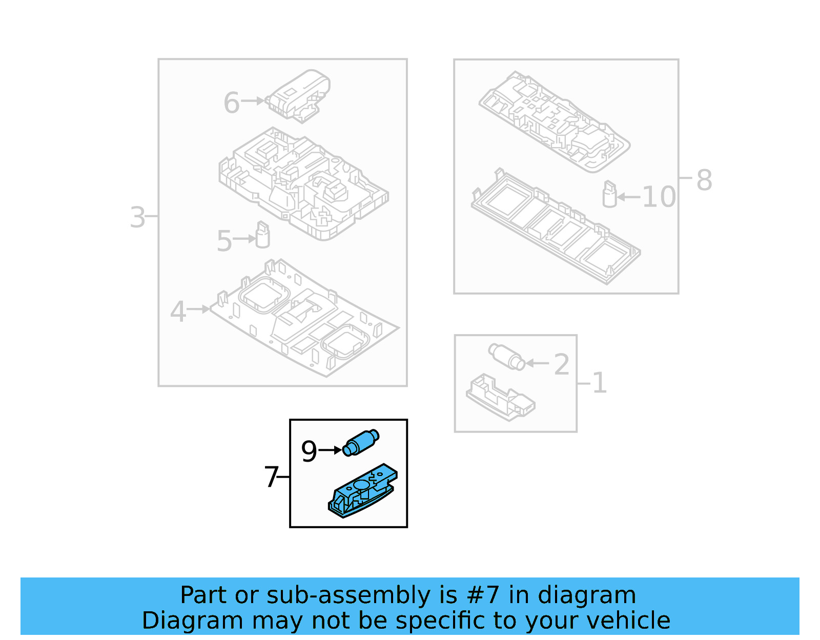 Rear Lamp Assembly 7N0-947-291-RM5 - View 5