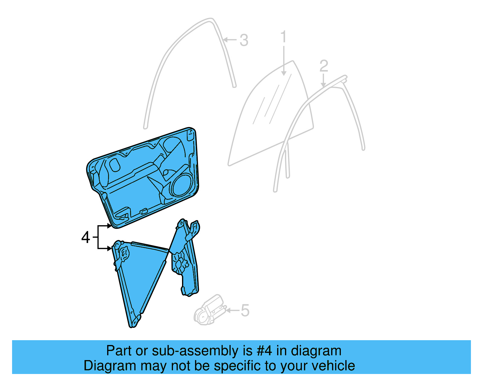 Window Regulator 3B1-837-461 - View 11
