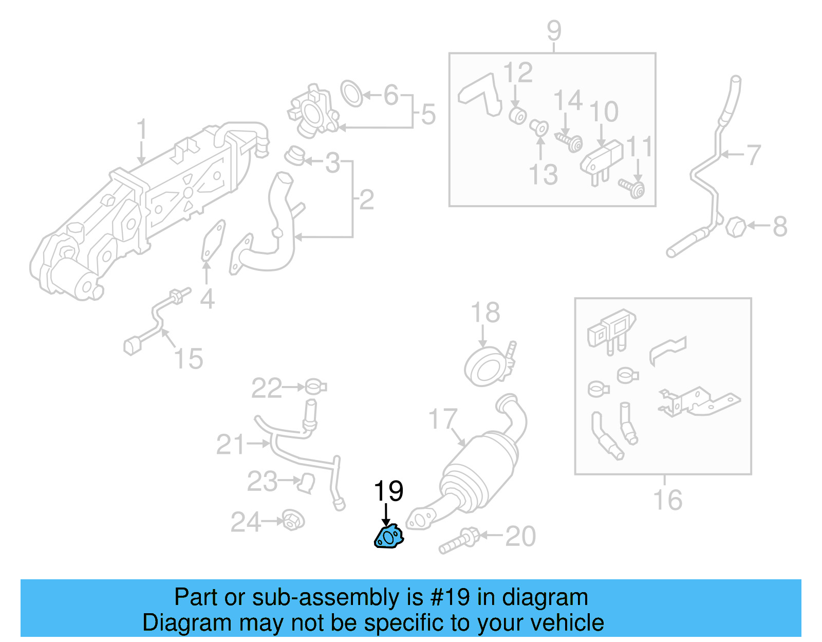 Connector Tube Gasket 03L-131-547-N - View 10