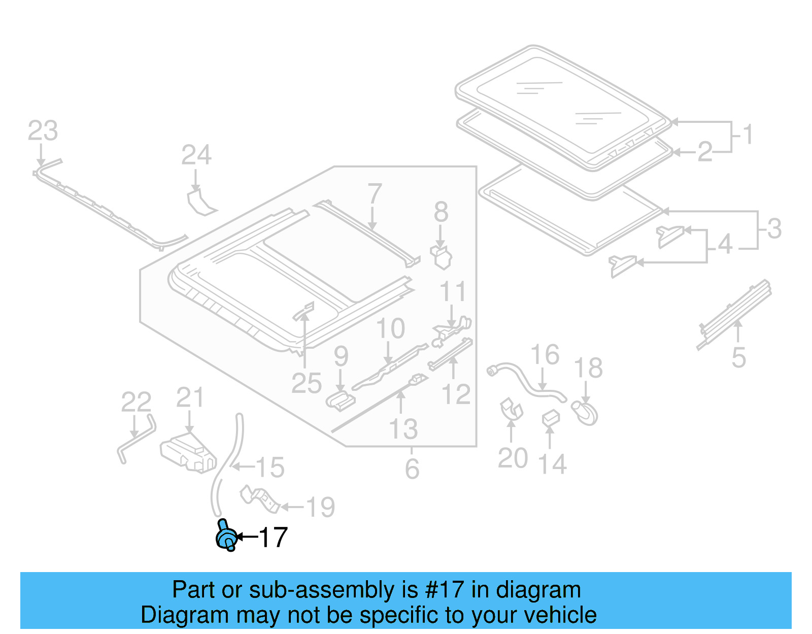 Drain Hose Grommet 3C0-877-242 - View 5