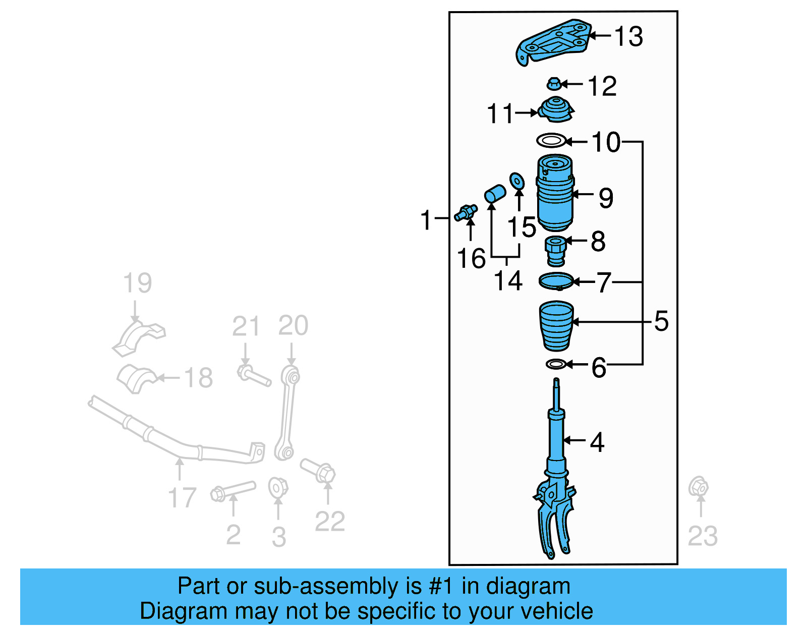 Suspension Shock Absorber 7L6-616-040-D - View 7