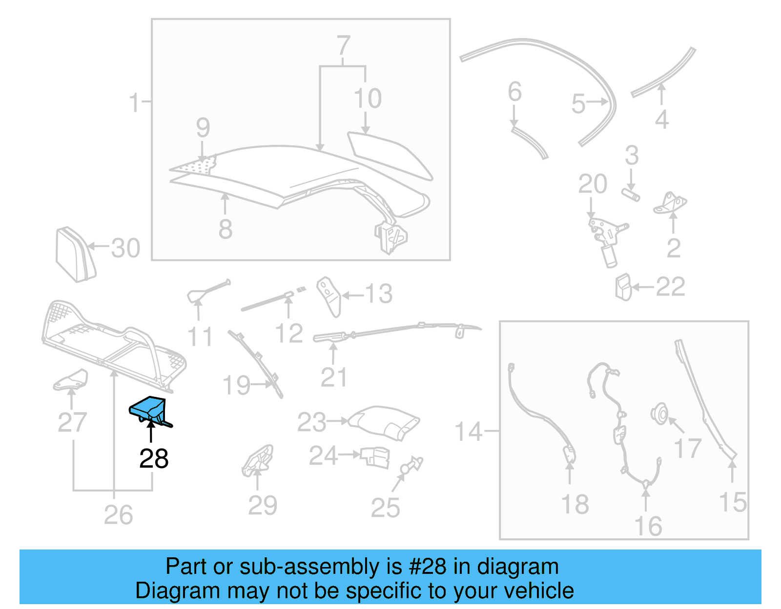 Air Deflector Catch 1Y0-862-686 - View 6