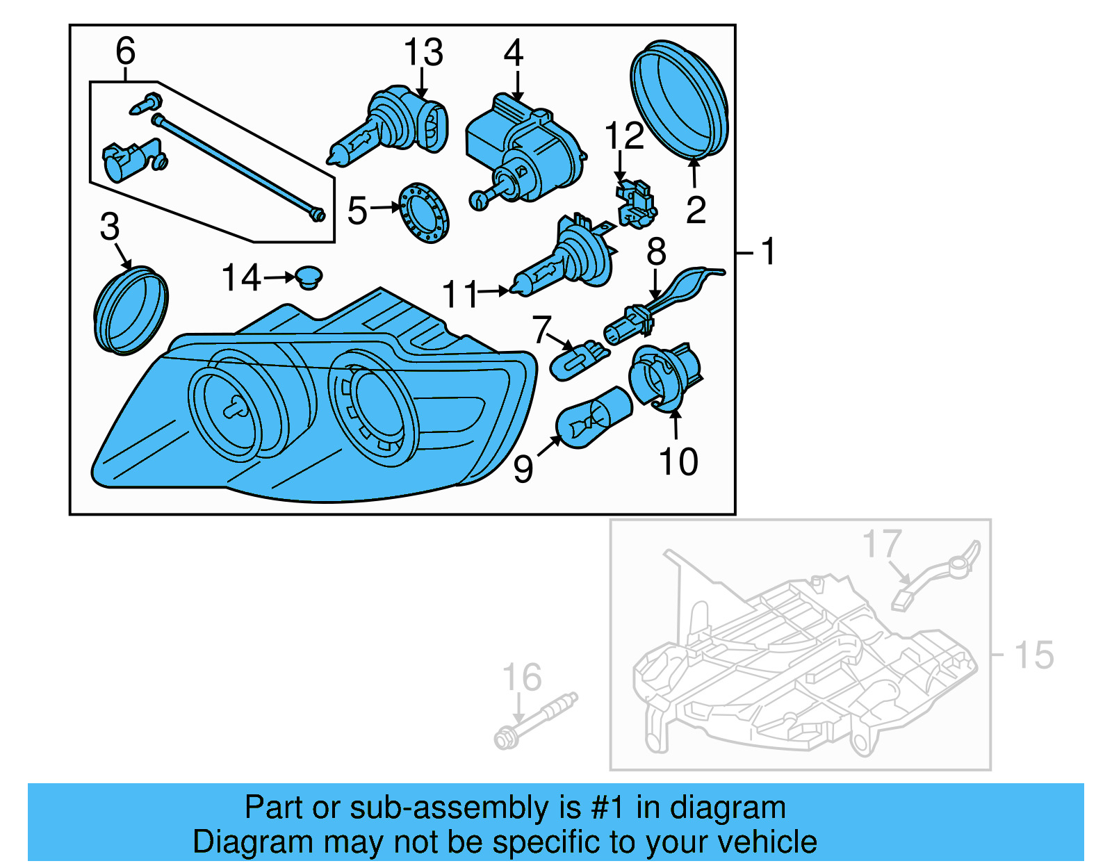 Composite Headlamp 7L6-941-039-B - View 4
