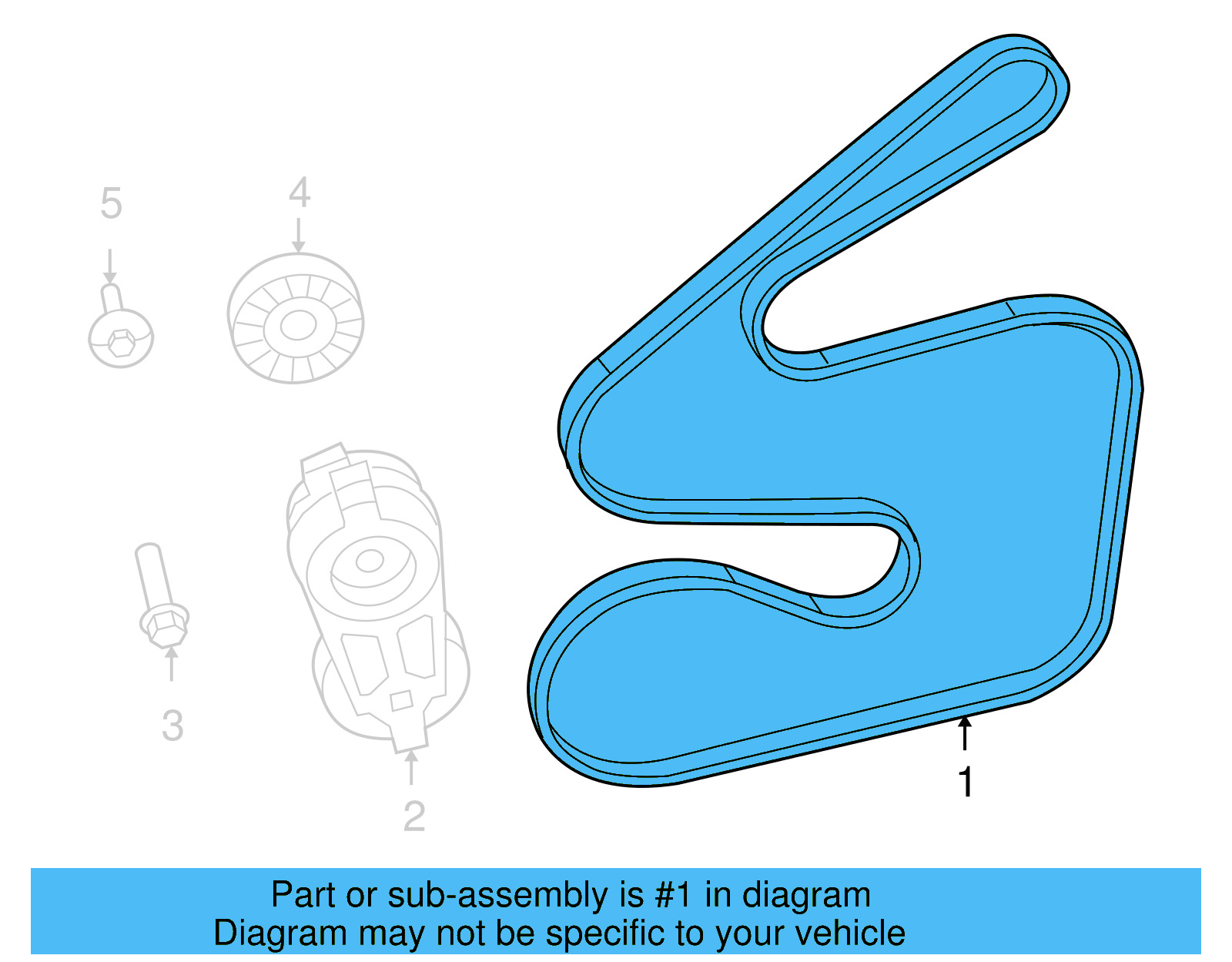 Serpentine Belt 7B0-903-137-C - View 6