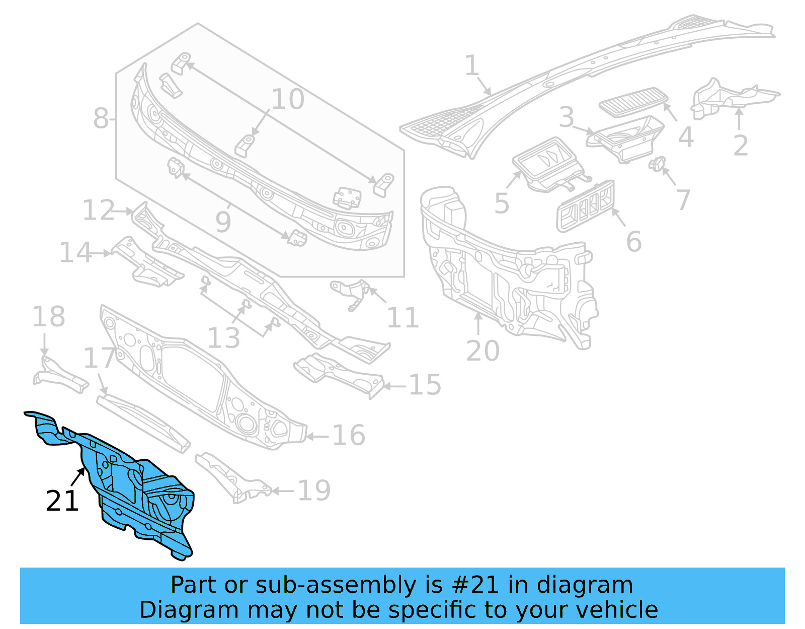 Sound Absorber 1EB-863-354-A - View 8