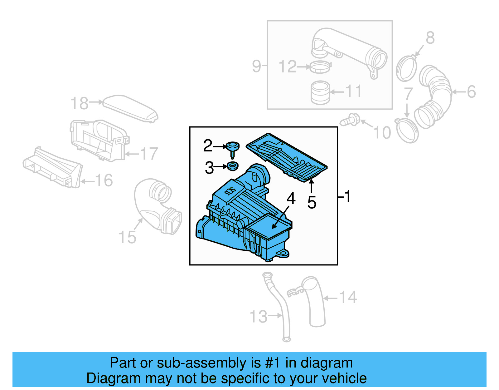 Air Cleaner Assembly 5C0-129-601-D - View 5