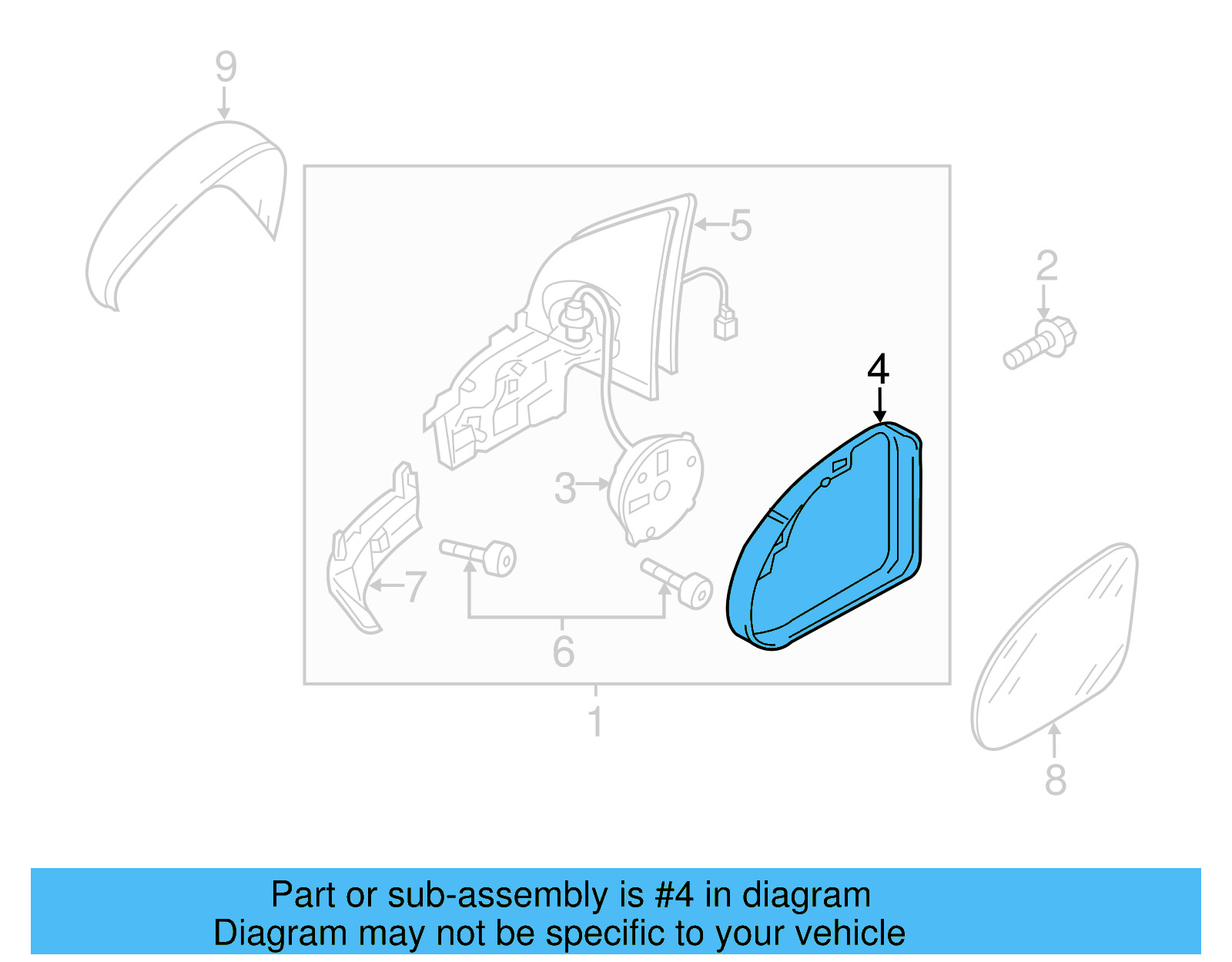 Glass Holder 5K7-857-602-9B9 - View 13
