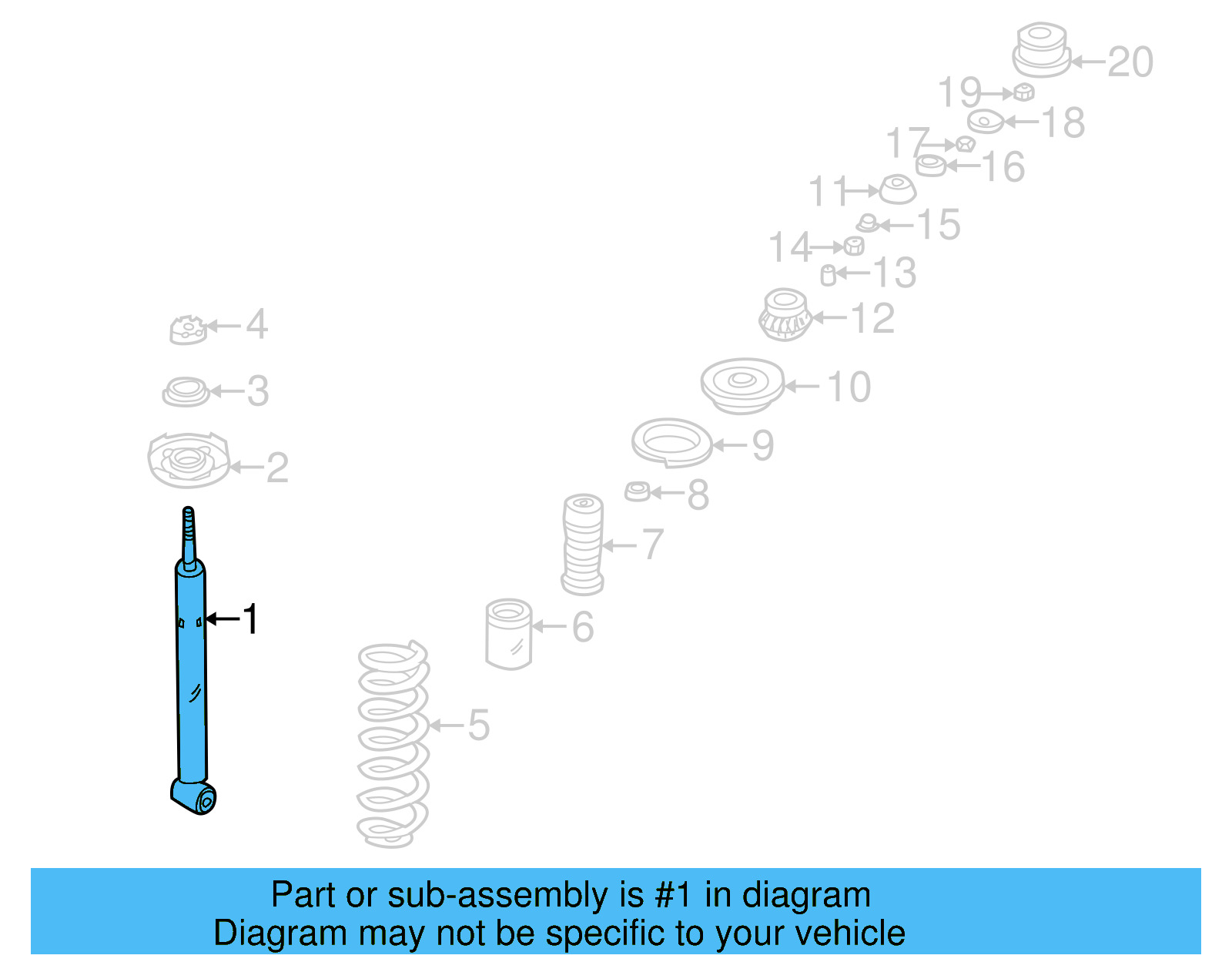 Shock Absorber 1HM-513-031-E - View 4