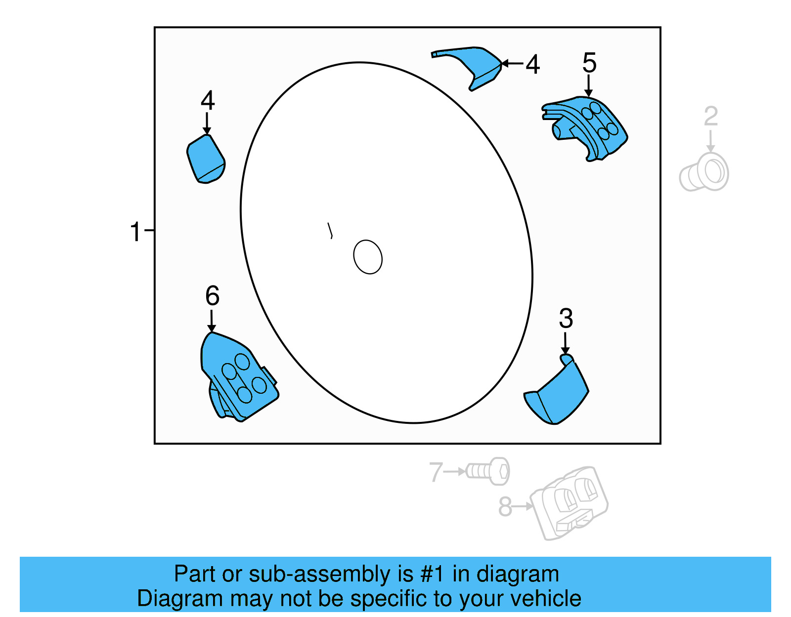 Steering Wheel 5K0-419-091-J-E74 - View 4