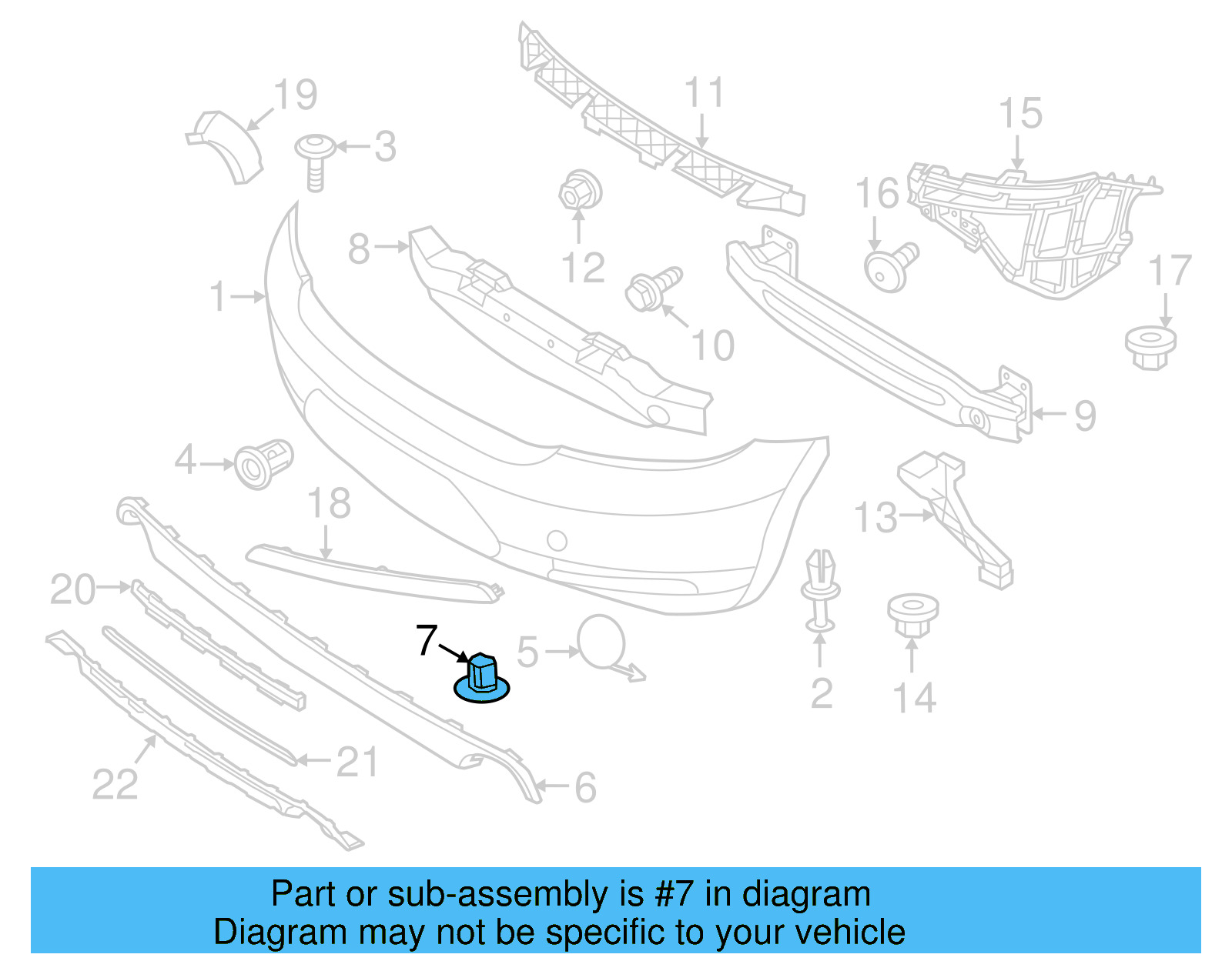 Spoiler Clip 701-867-299-J51 - View 7